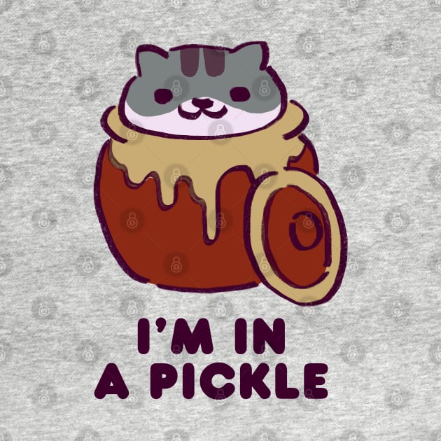 kitty collector cat pickles pickles in a pickling jar / i'm in a pickle by mudwizard